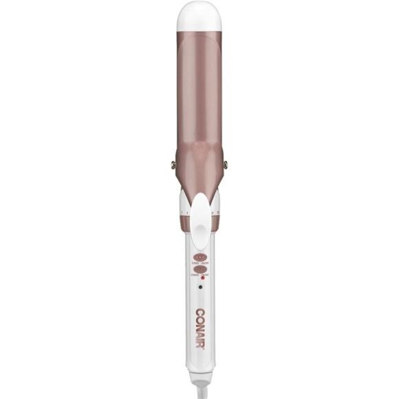 Double Ceramic 1 1/2-Inch Curling Iron, 1 ½ inch barrel produces soft - Picture 8 of 16